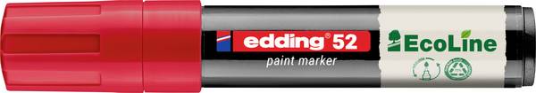 Edding 52 EcoLine 4-52-002 popisovač na laky  červená 4 mm, 15 mm