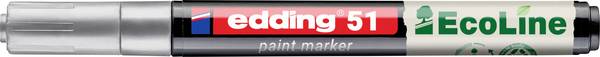 Edding 51 EcoLine 4-51-054 popisovač na laky  stříbrná 1 mm, 2 mm