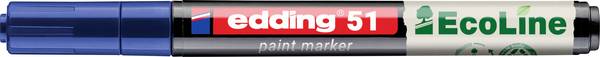 Edding 51 EcoLine 4-51-003 popisovač na laky  modrá 1 mm, 2 mm