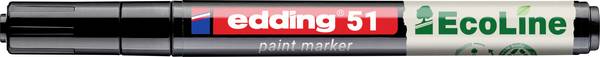 Edding 51 EcoLine 4-51-001 popisovač na laky  černá 1 mm, 2 mm