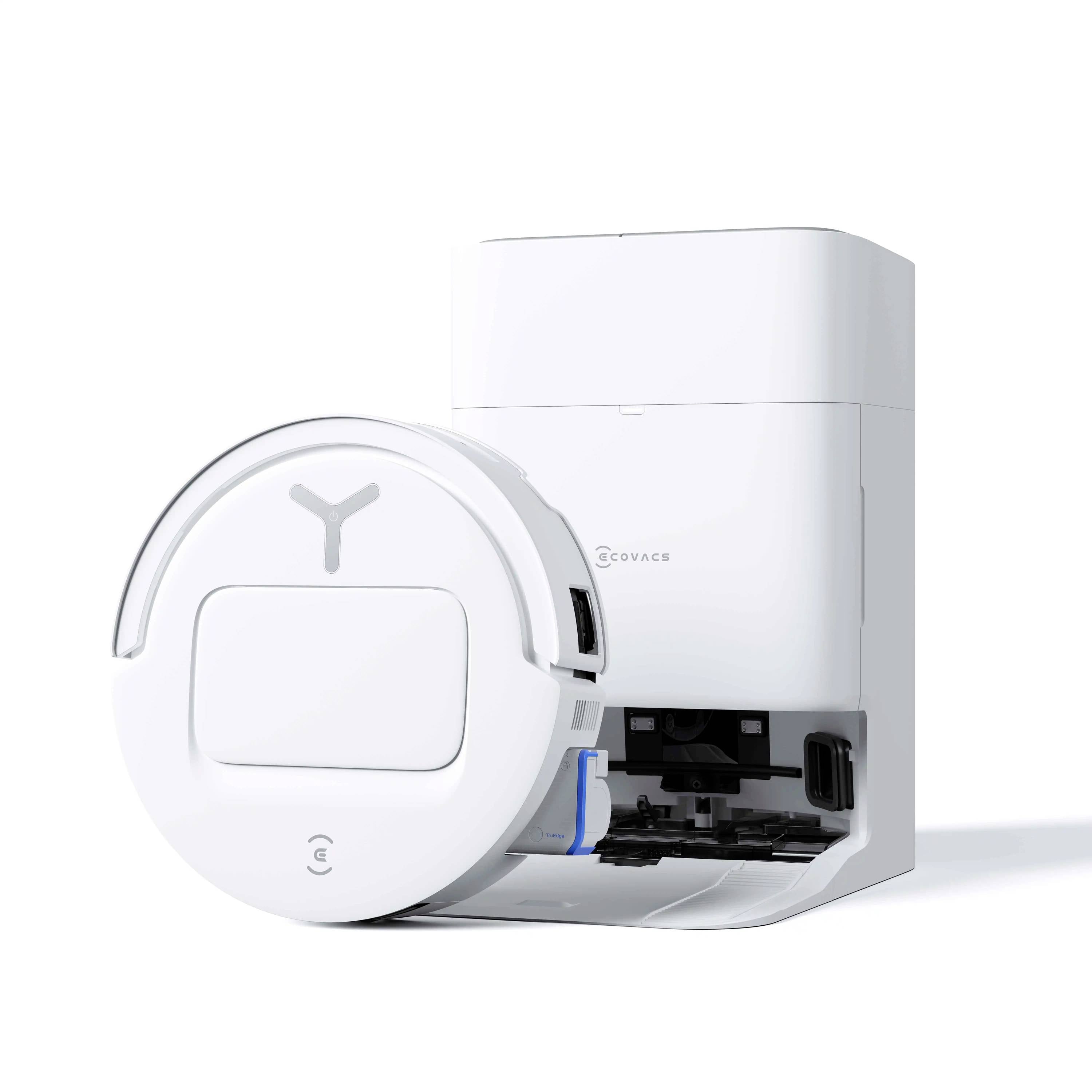 ECOVACS DEX68-13EC robot na vysávání a vytírání podlahy, bílá, ovládání aplikací, bezsáčkový, S funkcí vytírání-0