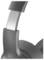 Nastavitelný černý členitý monitor s deskou VESA a kloubem s plynovou pružinou na bílém pozadí.