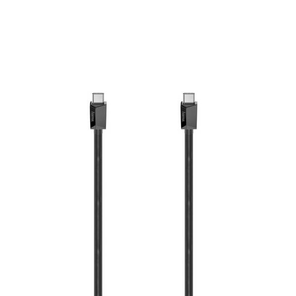 Hama Kabel USB-C  USB 3.2 Gen2 USB-C ® zástrčka 1 m černá pozlacené kontakty 00200656