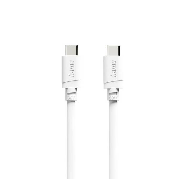Hama Nabíjecí kabel USB  USB 2.0 USB-C ® zástrčka 1 m bílá  00201807