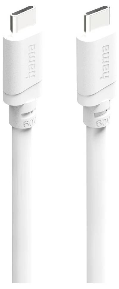 Hama Nabíjecí kabel USB USB 2.0 USB-C ® zástrčka 2 m bílá 00201809-1