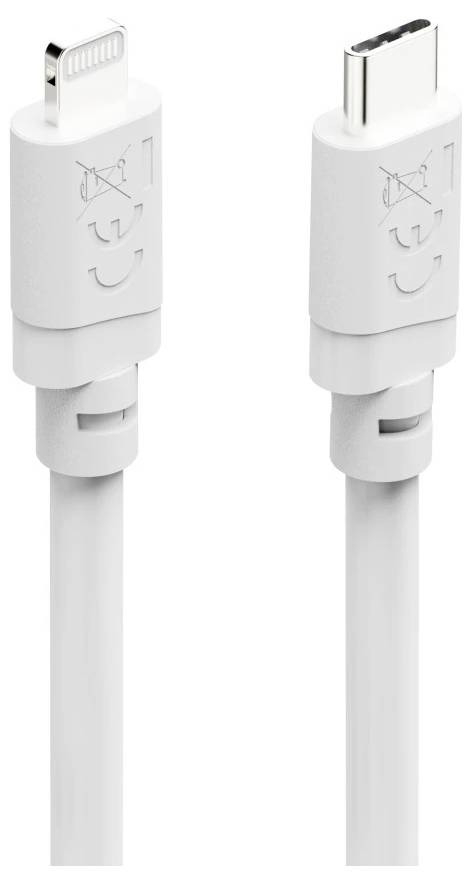 Hama Nabíjecí kabel USB USB 2.0 USB-C ® zástrčka, Apple Lightning konektor 2 m bílá 00201816-2