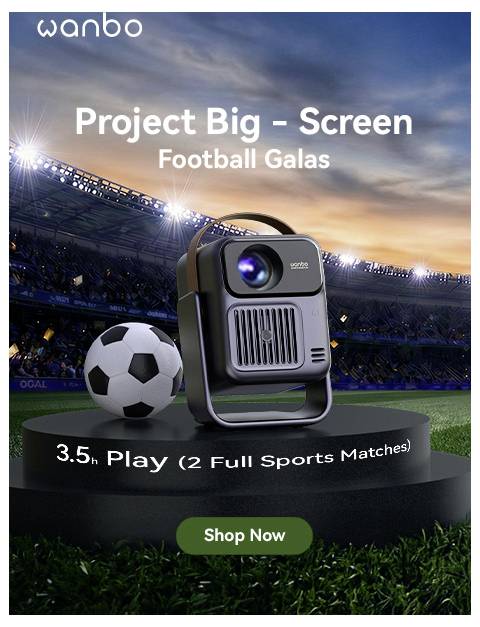 Wanbo projektor Togo Pro LED 500 ANSI-Lumen 1920 x 1080 Full HD integrovaný reproduktor, Automatické ostření, Full HD, s-28