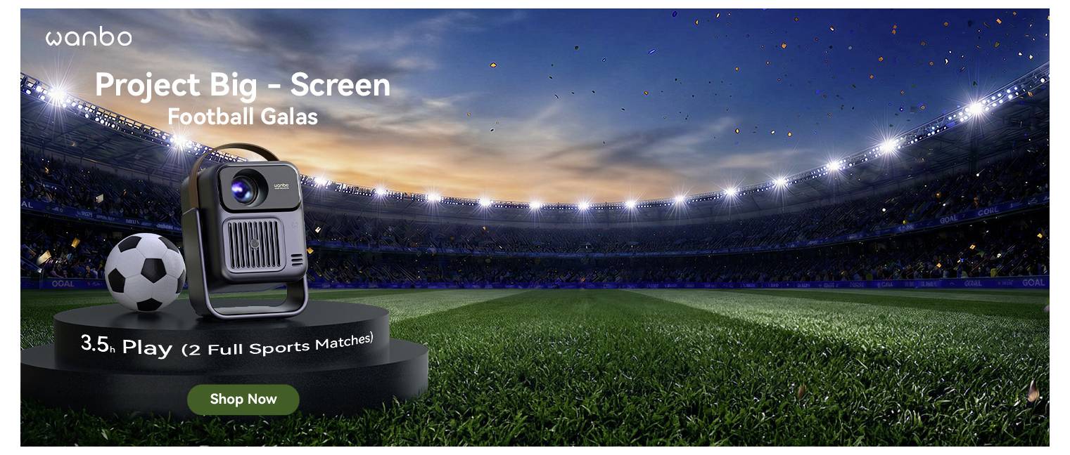 Wanbo projektor Togo Pro LED 500 ANSI-Lumen 1920 x 1080 Full HD integrovaný reproduktor, Automatické ostření, Full HD, s-29
