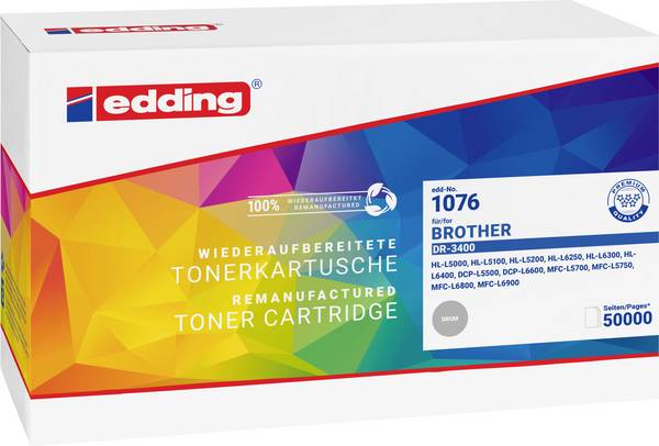 Edding buben náhradní Brother DR-3400 kompatibilní   50000 Seiten EDD-1076 18-1076