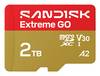 SanDisk Extreme GO paměťová karta microSDXC 2 TB UHS-I U3 Teplotně odolná
