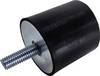 TRU COMPONENTS gumový doraz TC-NTD25-30-60A Tvrdost 60 Shore a