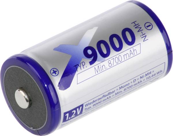 XCell  akumulátor velké mono D Ni-MH 9000 1.2 V 1 ks