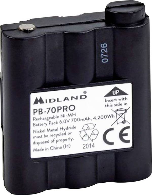 Midland  Náhradní akumulátor  700 mAh