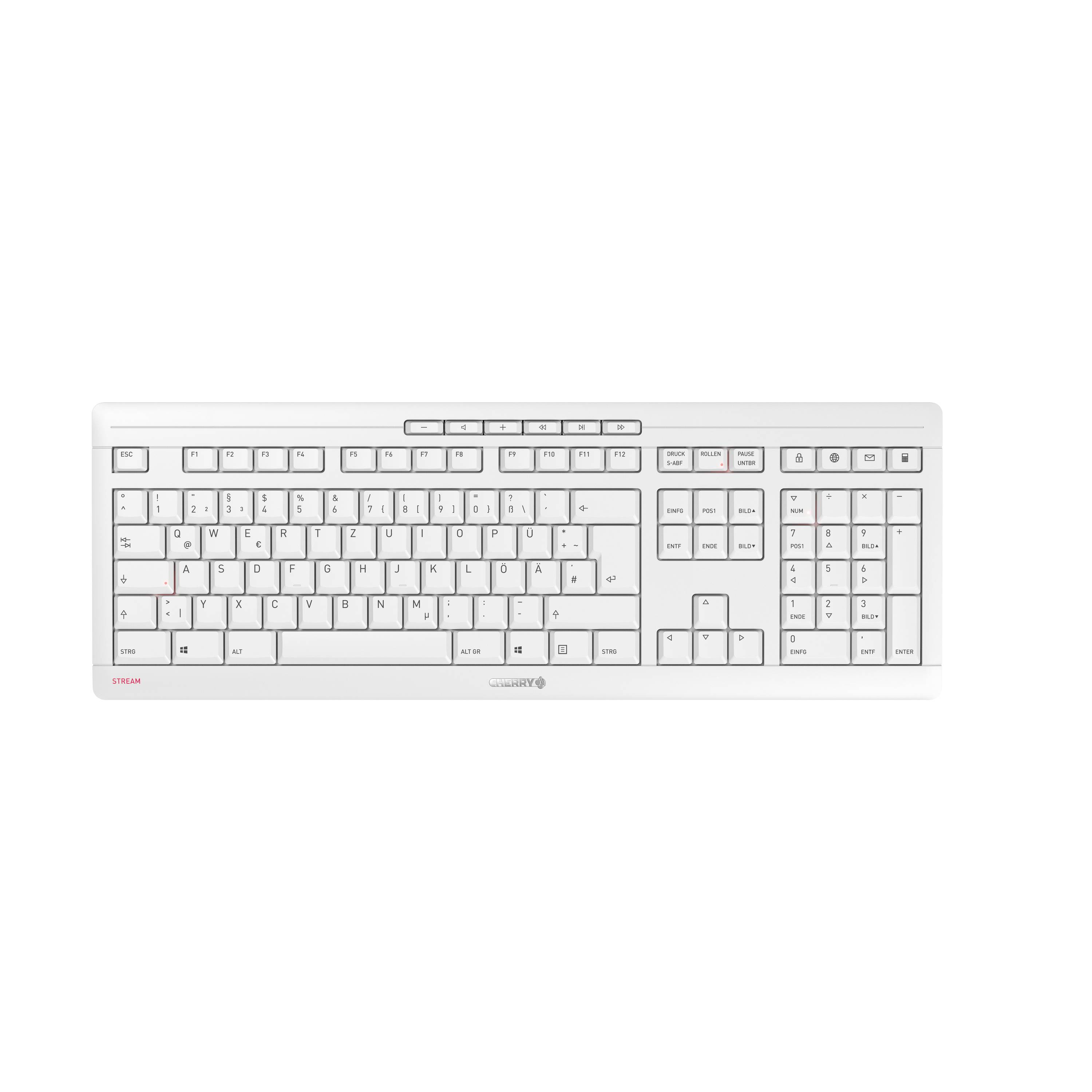 CHERRY STREAM DESKTOP RECHARGE 8560 / CH / GREY bezdrátový sada klávesnice a myše německá, QWERTZ šedá-0