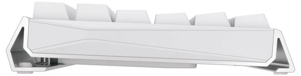 Cherry XTRFY MX 3.0S Wireless RGB Bluetooth®, bezdrátový klávesnice německá, QWERTZ bílá RGB osvětlení a podsvícení disp-1