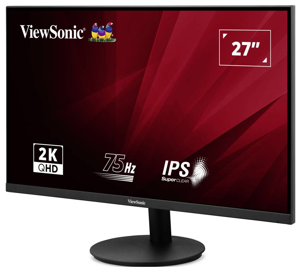 ViewSonic 27palcový monitor s rozlišením 2K QHD, obnovovací frekvencí 75 Hz a IPS SuperClear displejem.