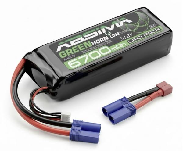 Absima 4140026 akupack Li-Pol (modelářství), 14.8 V, 6700 mAh, články 3, Softcase, EC5