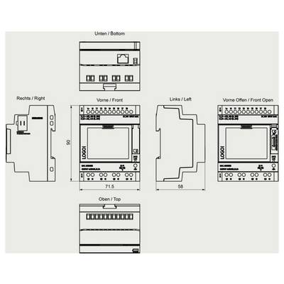 Siemens 6ED1052-1CC08-0BA3 PLC řídicí modul 24 V/DC-1