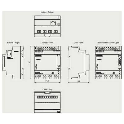 Siemens 6ED1052-2CC08-0BA3 PLC řídicí modul 24 V/DC-1