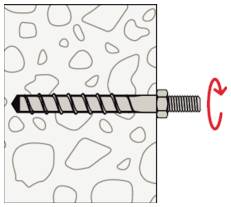 Diagram zobrazující sondu pohybující se vrstvitým materiálem, s červenou šipkou ukazující směr a částicemi/kruhy reprezentující vnitřní strukturu a výstup na pravé straně.