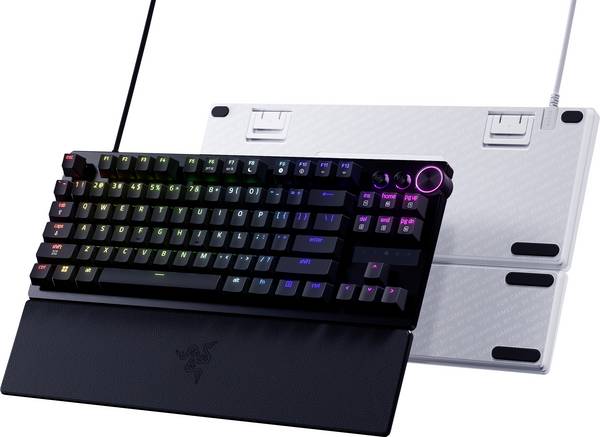 RAZER Huntsman V3 Pro  herní klávesnice anglická, QWERTY černá tlačítka multimédií