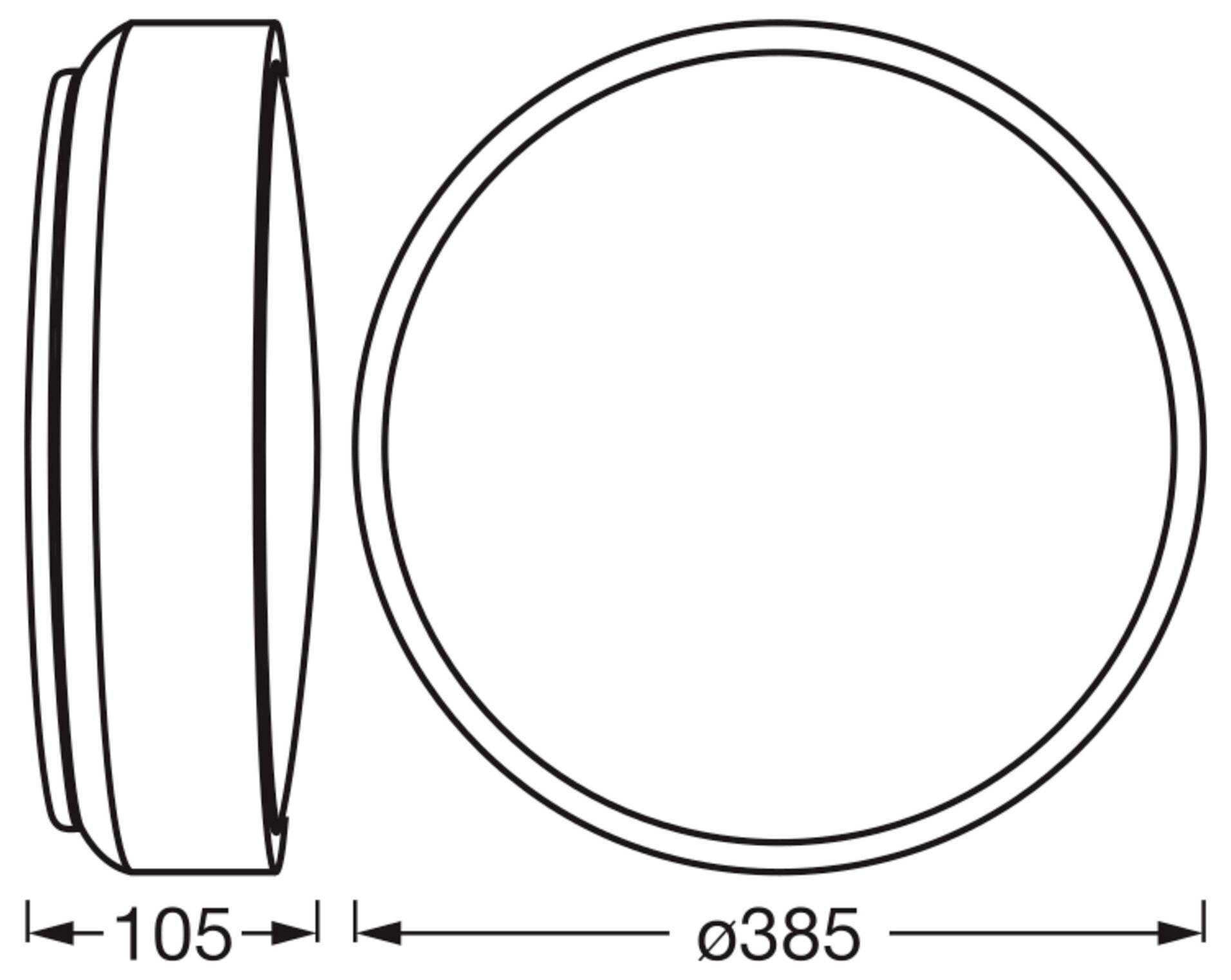 OSRAM 4099854632594 Essential Orbis E27 385mm 3 Lamp White stropní svítidlo LED E27 bílá-1