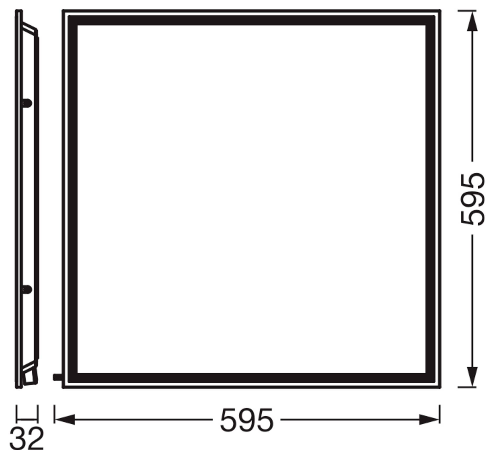 OSRAM Essential Panel CCT UGR≤19 600x600mm 50W CCT White 4099854649394 LED panel 36 W teplá bílá bílá-2