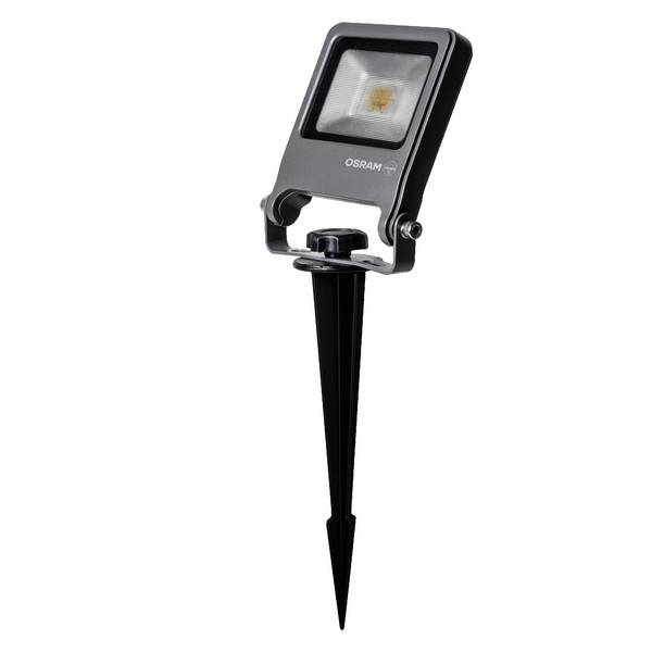 OSRAM 4099854585838 ENDURA® Garden Flood Spike 10W 3000K LED zahradní reflektor    LED modul pevně vestavěné LED 10 W tmavě šedá