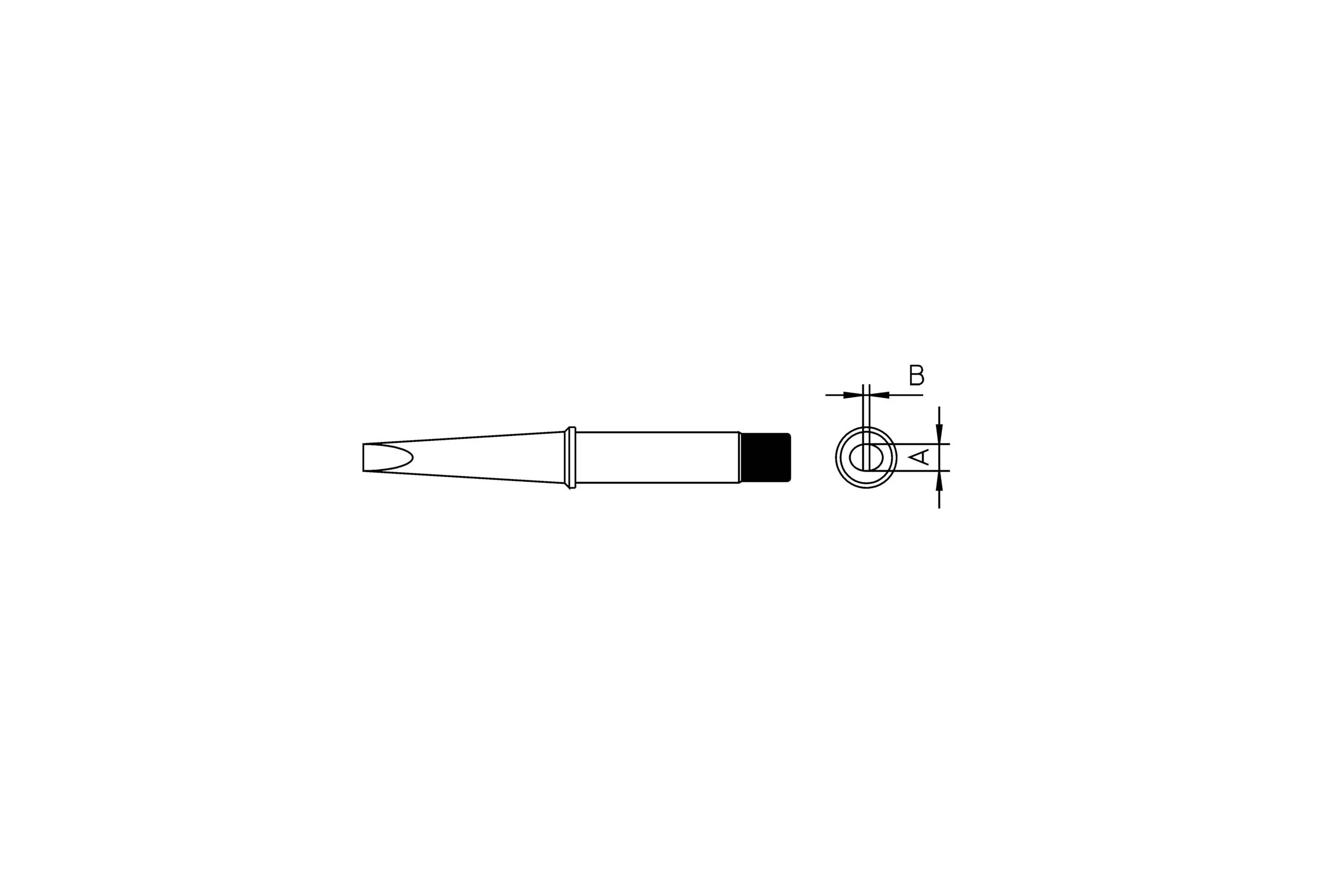 Weller CT2E7 LÖTSPITZE 7,0MM pájecí hrot dlátový Obsah 1 ks-0
