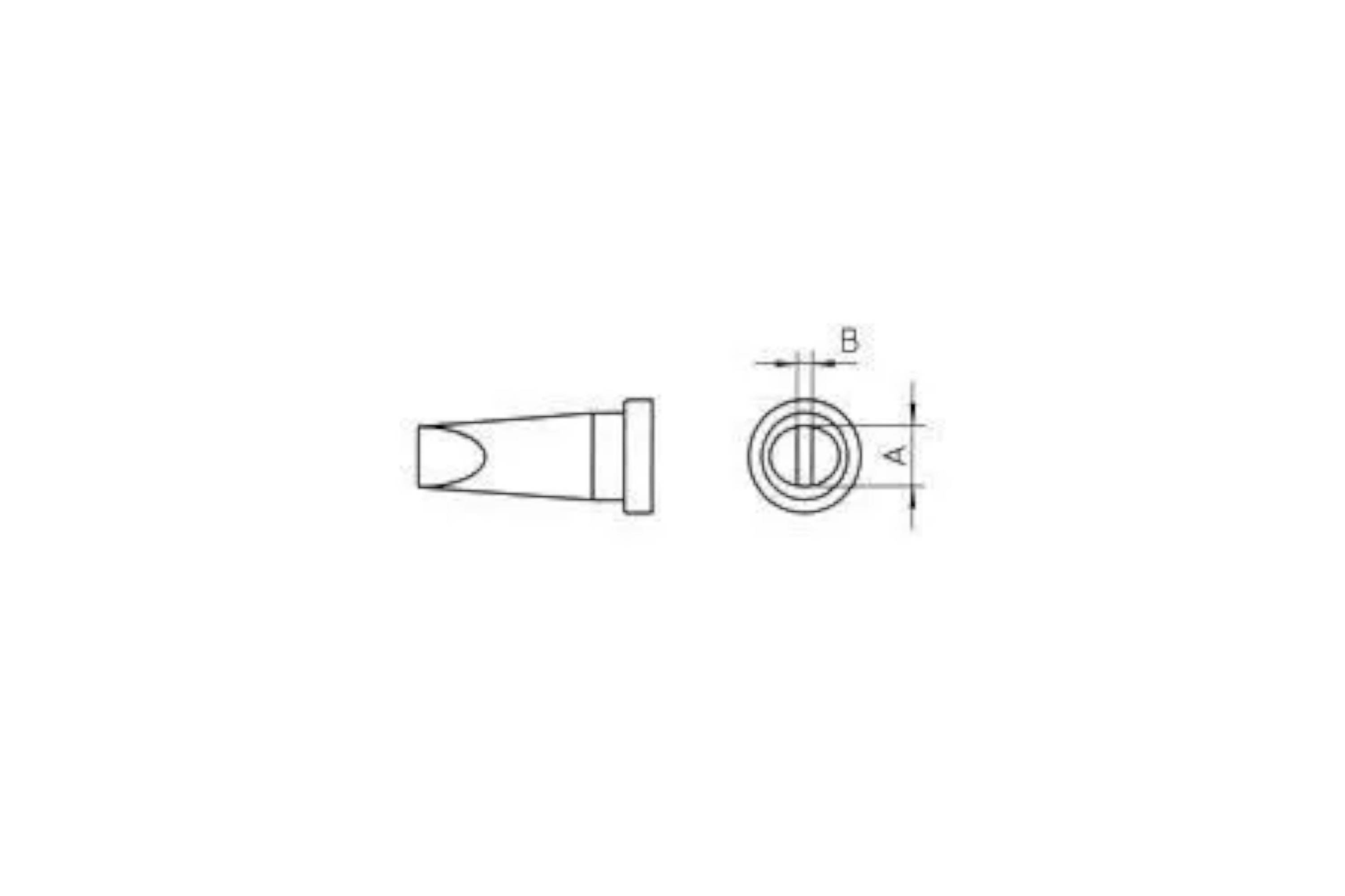 Weller LTR A LÖTSPITZE 1,6MM pájecí hrot dlátový Obsah 1 ks-0