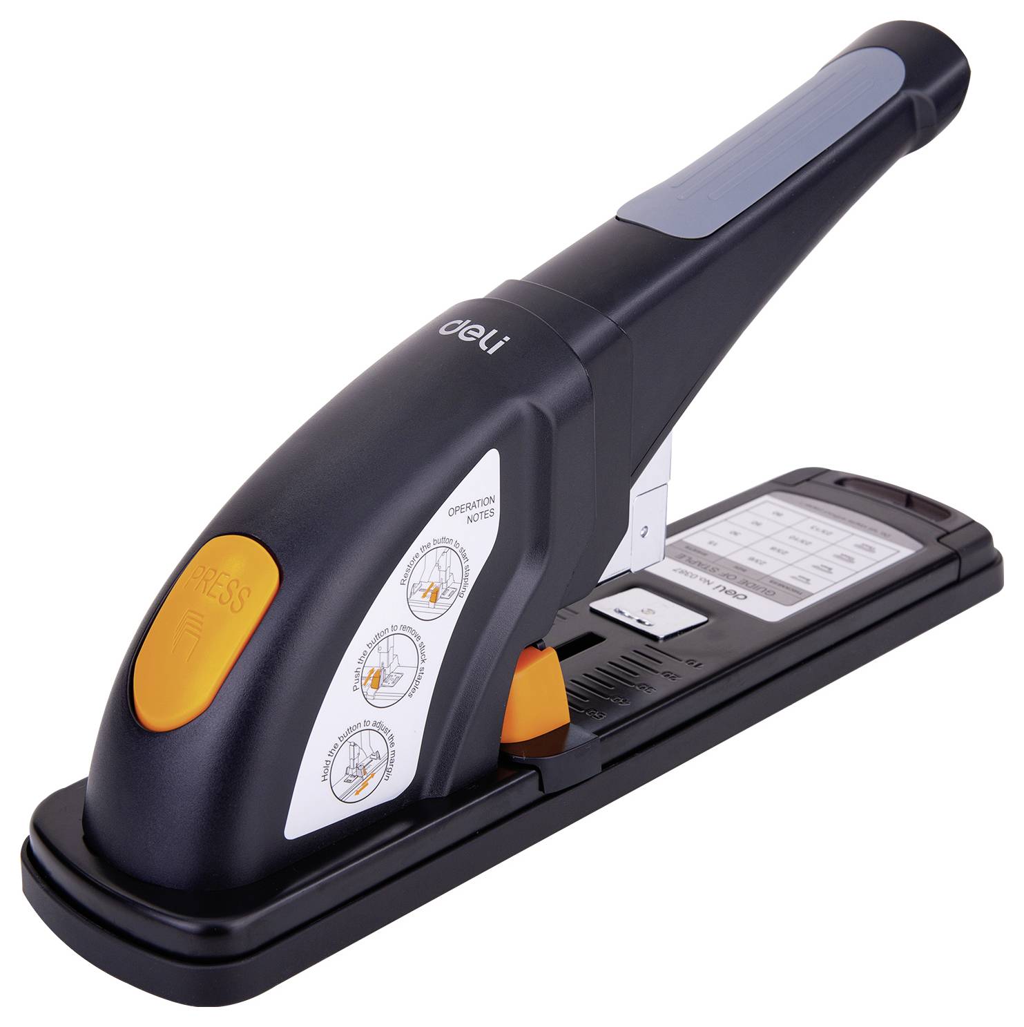 DELI blková sešívačka D393290 černá 1 ks-2