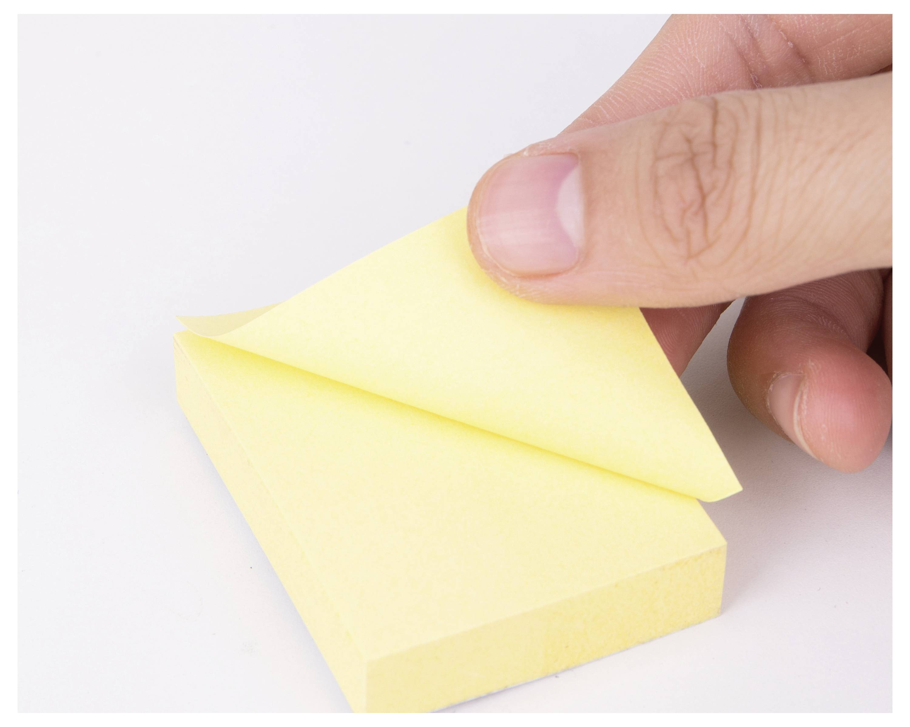 DELI samolepící poznámka D337315 5.1 cm x 3.8 cm žlutá 300 ks-5