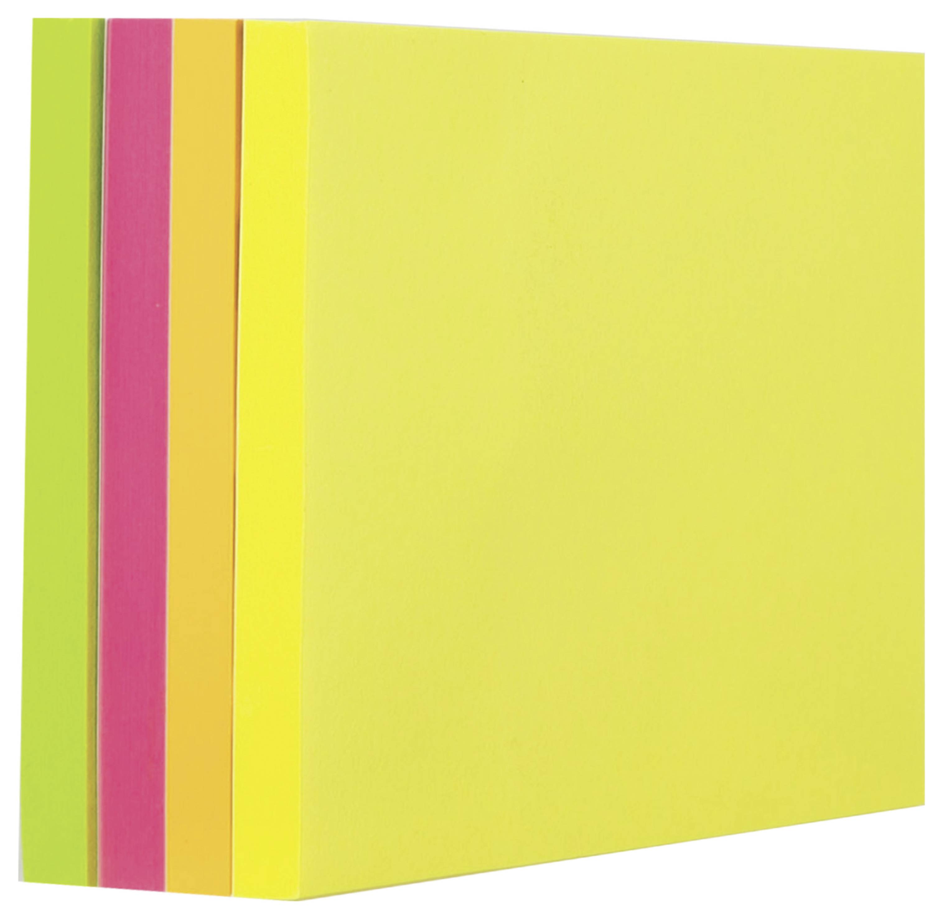 DELI samolepící poznámka D335799 7.6 cm x 7.6 cm 4barevný 400 ks-4