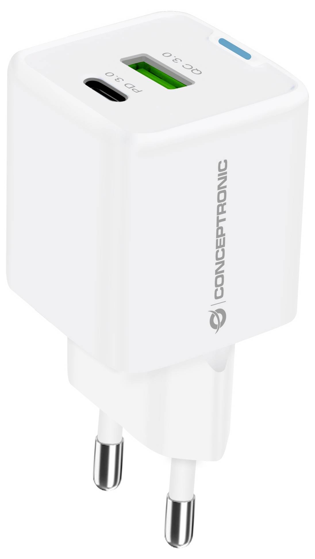 Conceptronic ALTHEA16W 2-Port 33W GaN USB PD Charger USB nabíječka, USB A, USB-C®, 33 W, bílá-1