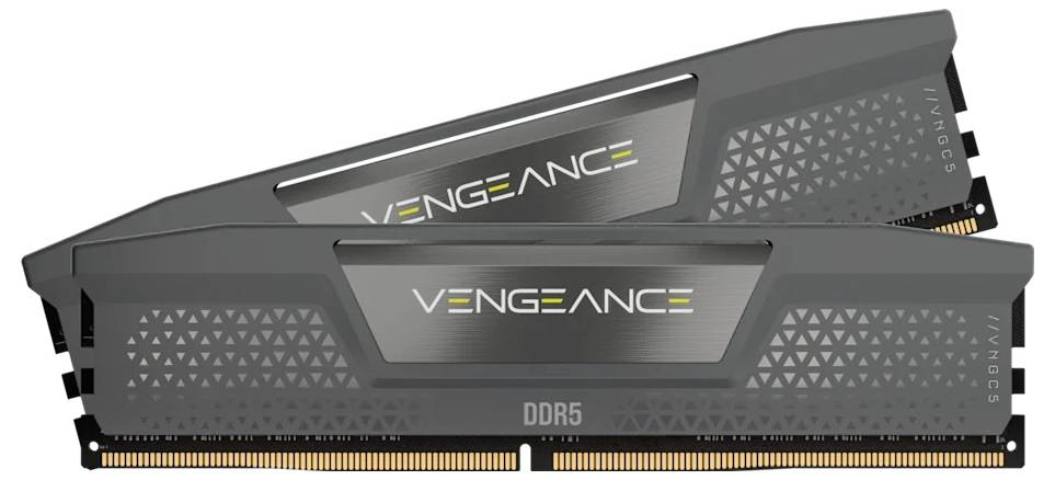 Corsair VENGEANCE DDR5 6000MT/s 16GB - GREY Sada RAM pro PC DDR5 16 GB 2 x 8 GB 288pin DIMM CL36 CMK16GX5M2E6000Z36-1