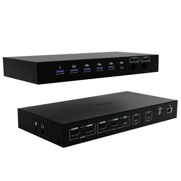 i-tec USB-C® dokovací stanice I-TEC USB-C KVM DS for 3 Hosts