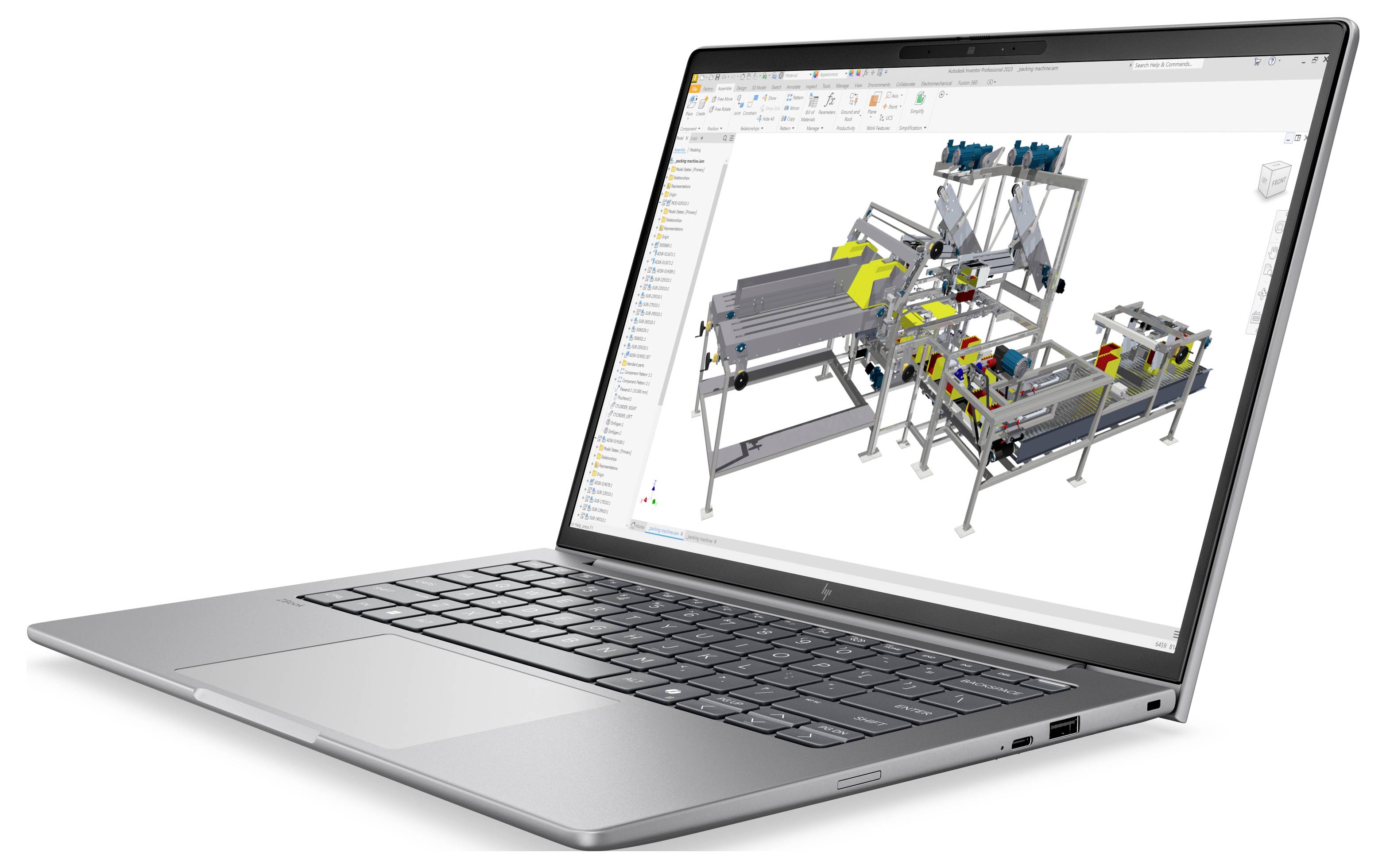 HP Workstation Notebook ZBook 8 G2a 35.6 cm (14 palec) WUXGA 32 GB RAM 1 TB SSD německá, QWERTZ AMD AMD Radeon Graphics -2
