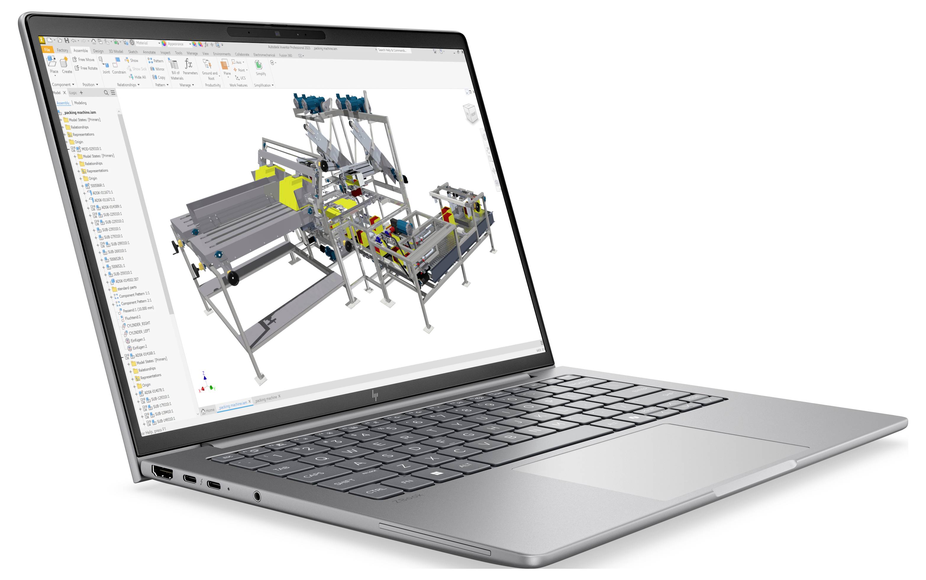 HP Workstation Notebook ZBook 8 G2a 35.6 cm (14 palec) 2.5K 64 GB RAM 1 TB SSD německá, QWERTZ AMD AMD Radeon Graphics s-1