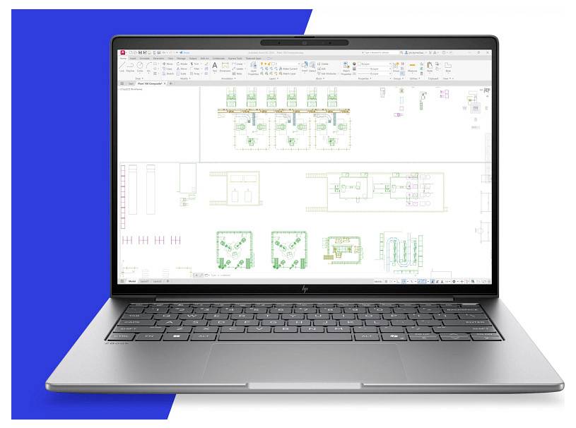 HP notebook 35.6 cm (14 palec) 2.5K 388H 64 GB RAM 1 TB SSD německá, QWERTZ Intel Intel Arc Graphics stříbrná DK2Z8ET-3