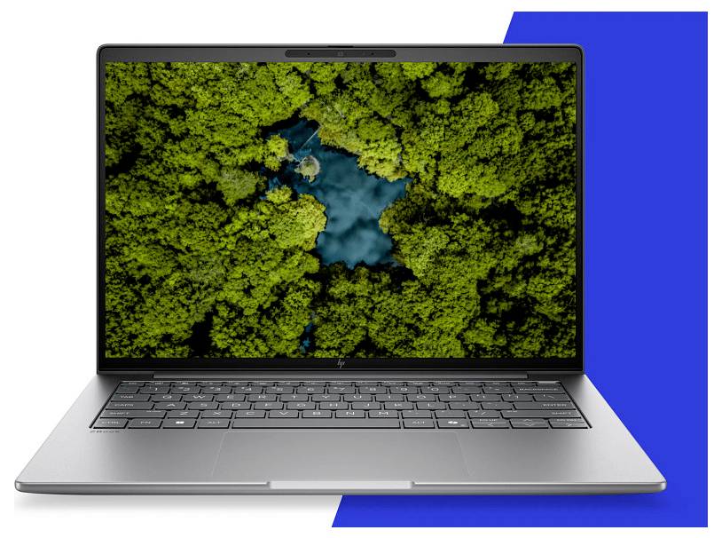 HP notebook 35.6 cm (14 palec) 2.5K 356H 6 GB RAM 1 TB SSD německá, QWERTZ Intel Intel grafika GDDR7 stříbrná DK2Z9ET-3
