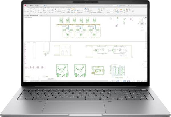 HP notebook   40.6 cm (16 palec) 2.5K  356H 6 GB RAM  2 TB SSD německá, QWERTZ Intel Intel grafika    GDDR7 stříbrná  DM4Y2ET