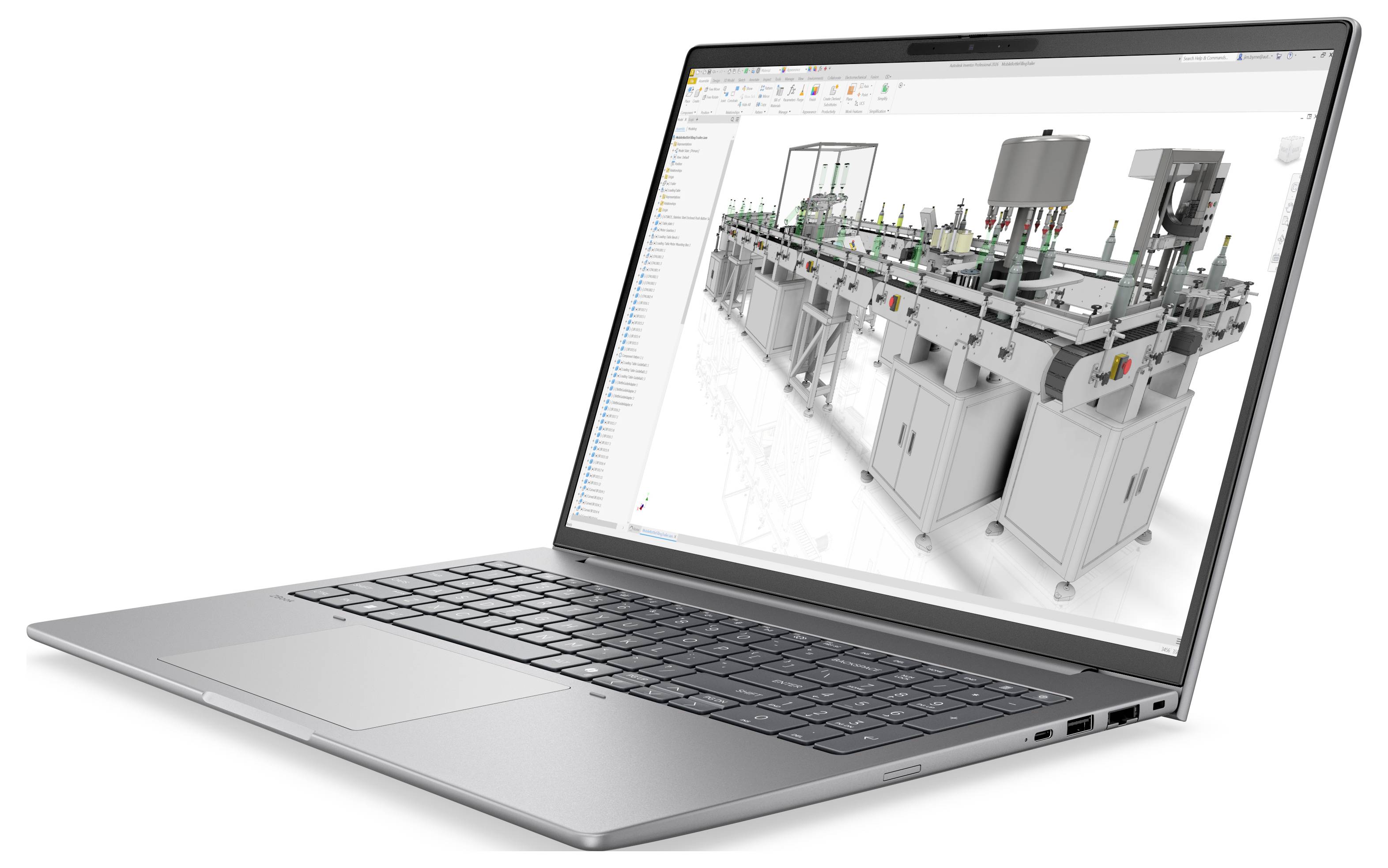 HP notebook 40.6 cm (16 palec) 2.5K 386H 6 GB RAM 1 TB SSD německá, QWERTZ Intel Intel grafika GDDR7 stříbrná DM4Z1ET-2