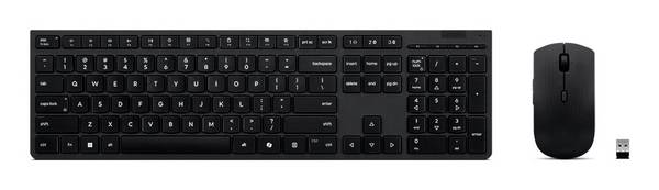 Lenovo  bezdrátový sada klávesnice a myše německá, QWERTZ černá