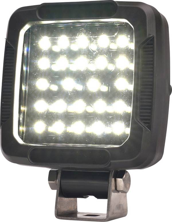 WAS pracovní světlomet 12 V/DC, 24 V/DC Slim Black 2581 ECO  (š x v x h) 101 x 106 x 38 mm 2100 lm