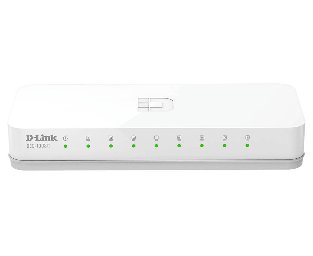 D-Link DES-1008C/E síťový switch RJ45 1.6 GBit/s-0