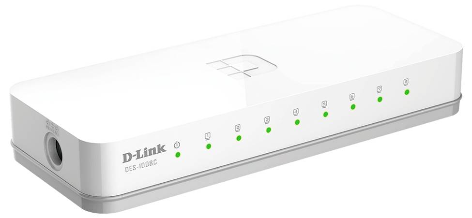 D-Link DES-1008C/E síťový switch RJ45 1.6 GBit/s-1