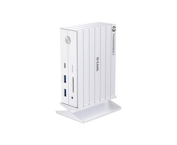 D-Link Dokovací stanice pro notebook Thunderbolt™ 4  DUF-E01/E   Podporuje rozlišení 8K při frekvenci 30 Hz (1x) / 4K při 30 Hz (2x), napájení USB-C®
