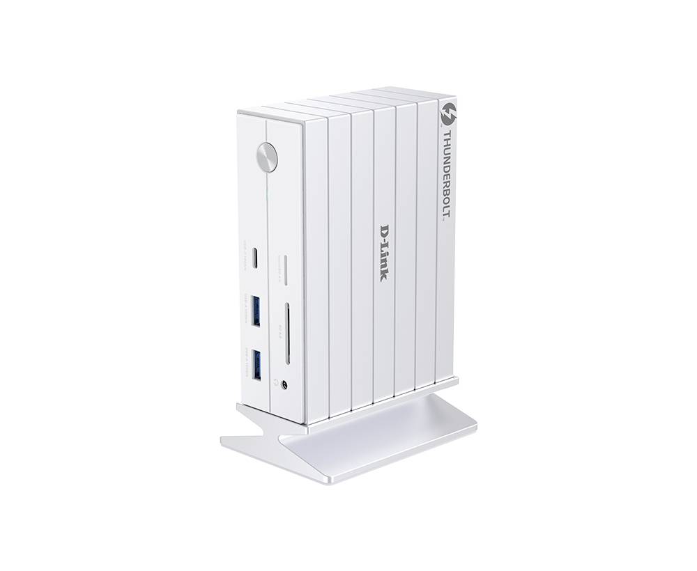 D-Link Dokovací stanice pro notebook Thunderbolt™ 4 DUF-E01/E Podporuje rozlišení 8K při frekvenci 30 Hz (1x) / 4K při 3-0