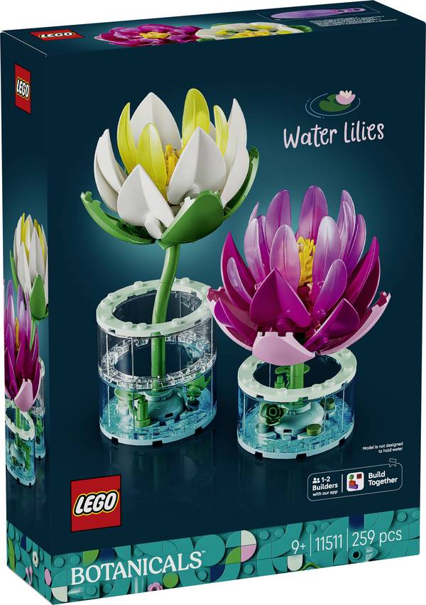 <br>  11511<br>  LEGO® Botanicals™<br>  Botanicals leanicals; pokojová deko ze 2 lez v průhledném váze<br>