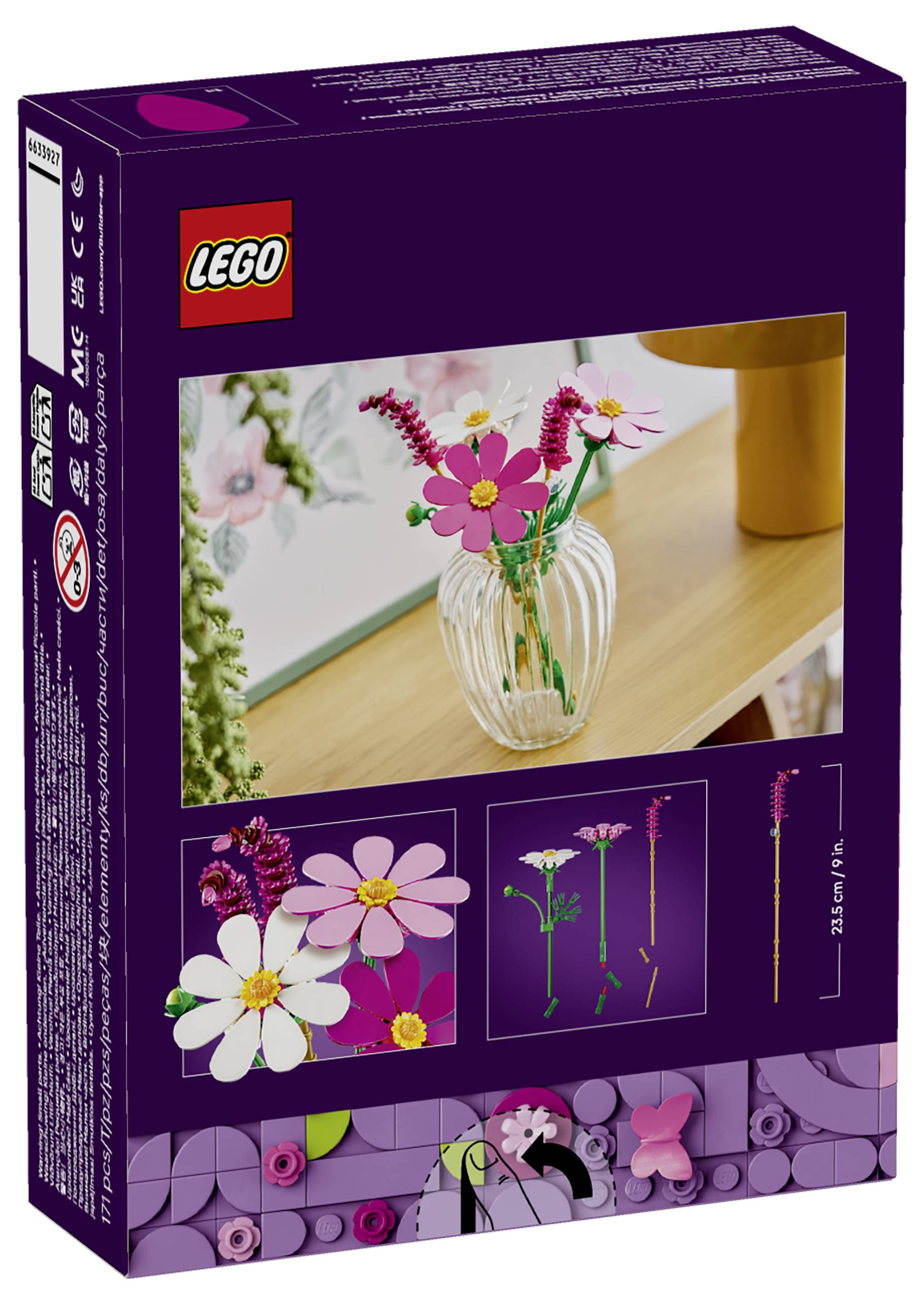 11514 LEGO® Botanicals™ Zahradní truhlík z 3 kosmetiky a 2 trajekty pružných štětin-1